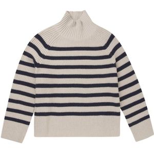 Munthe - Coltrui - Veelkleurig - Katoen - Gestreept Breisel met Lange Mouwen en Hoge Hals