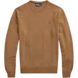 Polo Ralph Lauren - Gebreide Trui - Bruin - Wolmix - Lange Mouwen - Ronde Hals