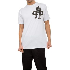 Philipp Plein, Heren, Tops, Wit, Maat: XL Katoen,