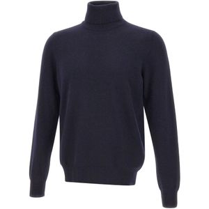 Gran Sasso, Heren, Truien, Blauw, Maat: M Wol,