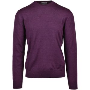 Ballantyne, Heren, Truien, Paars, Maat: M Wol,