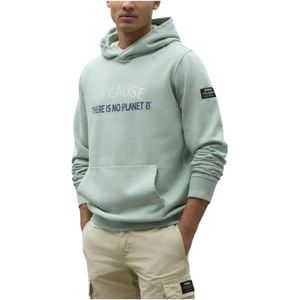 Ecoalf, Heren, Sweatshirts & Hoodies, Blauw, Maat: XL