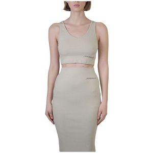 Hinnominate, Dames, Tops, Beige, Maat: M