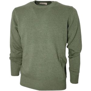 Cashmere Company, Heren, Truien, Groen, Maat: 3XL Wol,