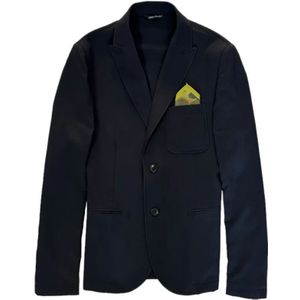 Daniele Alessandrini, Heren, Jassen, Blauw, Maat: XL Wol,