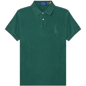 Ralph Lauren, Heren, Tops, Groen, Maat: M Katoen,