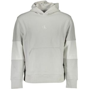 Calvin Klein, Heren, Sweatshirts & Hoodies, Grijs, Maat: XL
