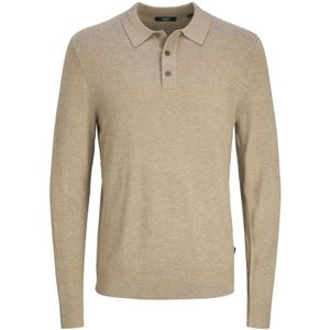 Jack & Jones, Heren, Tops, Bruin, Maat: L