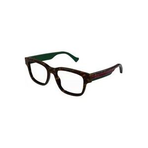 Gucci Optische bril van gerecycled acetaat , Multicolor , unisex , Maat: 54 MM