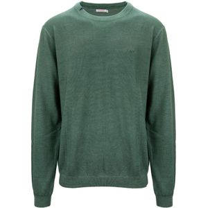 Sun68, Heren, Truien, Groen, Maat: 2XL Wol,