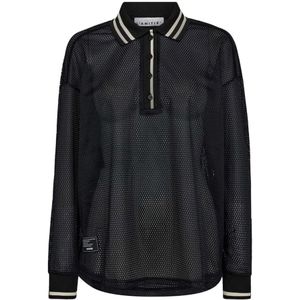 Haute L'Amitié, Dames, Tops, Zwart, Maat: XS Poliester,