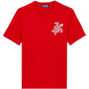 Vilebrequin, Heren, Tops, Rood, Maat: S Katoen,