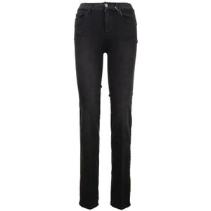 Liu Jo, Dames, Jeans, Zwart, Maat: W25 Katoen,