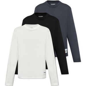 Jil Sander, Heren, Tops, Veelkleurig, Maat: L Katoen,