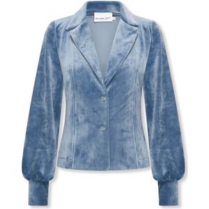 Helena Hart, Dames, Jassen, Blauw, Maat: M Velours,