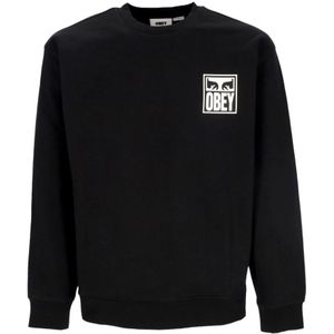 Obey, Heren, Sweatshirts & Hoodies, Zwart, Maat: XS Katoen,