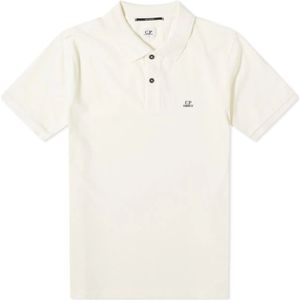 C.p. Company, Heren, Tops, Wit, Maat: M Piqué,