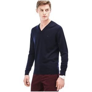 Lacoste, Heren, Truien, Blauw, Maat: XS Wol,