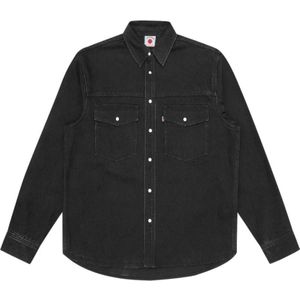 Icecream, Heren, Overhemden, Zwart, Maat: M Denim,
