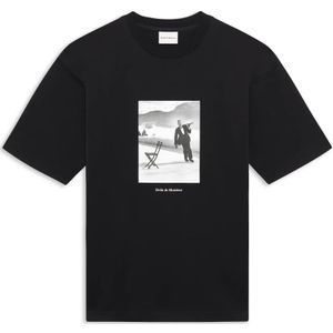 Drole de Monsieur, Heren, Tops, Zwart, Maat: M Katoen,