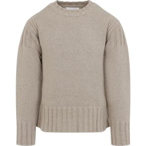 Jil Sander, Heren, Truien, Beige, Maat: M Katoen,