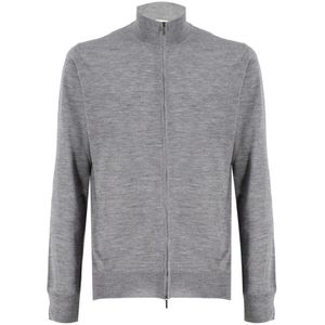 Mauro Ottaviani, Heren, Truien, Grijs, Maat: 2XL Zijde,