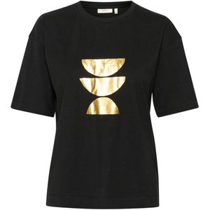 InWear, Dames, Tops, Zwart, Maat: 3XL Katoen,