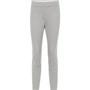 Max Mara, Dames, Broeken, Grijs, Maat: L Jersey,