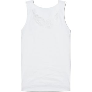 Hanro, Dames, Tops, Wit, Maat: S Katoen,