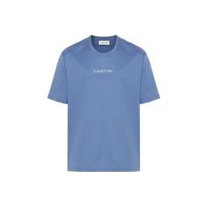 Lanvin T-Hemden , Blue , Heren , Maat: XL