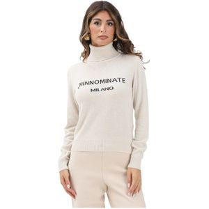 Hinnominate, Dames, Truien, Beige, Maat: S Viscose,