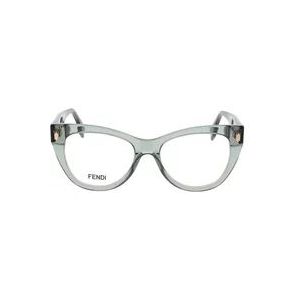 Fendi Glasses , Gray , unisex , Maat: ONE Size