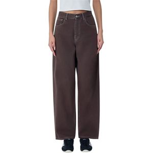 Carhartt WIP - Brandon Jeans - Bruin - Dames - Katoen