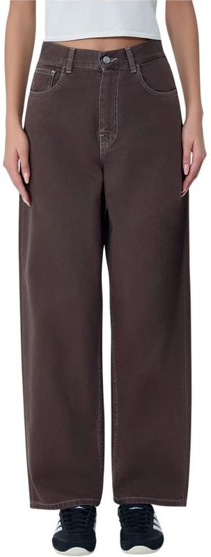 Carhartt WIP - Brandon Jeans - Bruin - Dames - Katoen
