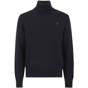 Ami Paris, Heren, Truien, Blauw, Maat: L Wol,