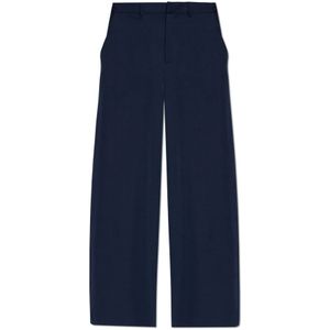 The Upside, Dames, Broeken, Blauw, Maat: XS Satijn,