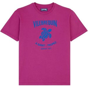 Vilebrequin, Heren, Tops, Paars, Maat: S Katoen,