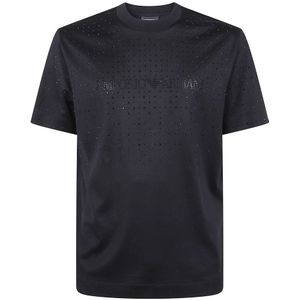 Emporio Armani, Heren, Tops, Zwart, Maat: L