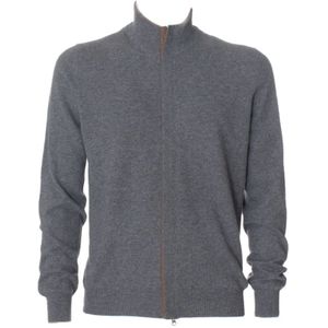 Gran Sasso, Heren, Truien, Grijs, Maat: M Leer,