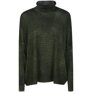 Avant Toi, Dames, Truien, Groen, Maat: M Wol,