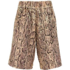 Dries Van Noten, Dames, Korte broeken, Veelkleurig, Maat: XS Katoen,