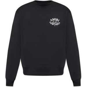 Amiri, Heren, Sweatshirts & Hoodies, Zwart, Maat: 2XL Katoen,