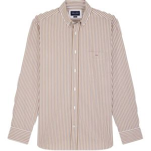 Eden Park, Heren, Overhemden, Bruin, Maat: 3XL