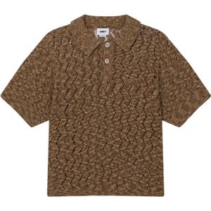 Obey, Heren, Truien, Bruin, Maat: S Katoen,