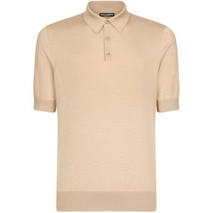 Dolce & Gabbana, Heren, Tops, Beige, Maat: S