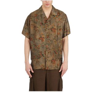 UMA Wang, Heren, Overhemden, Veelkleurig, Maat: M Viscose,