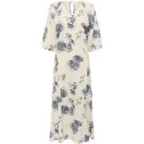 Part Two - Jurk - Beige - Ruthys - 7/8 Lengte - V-hals - Bloemenprint