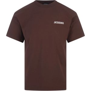 Jacquemus, Heren, Tops, Bruin, Maat: XS