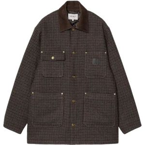 Carhartt Wip, Heren, Jassen, Veelkleurig, Maat: M Wol,