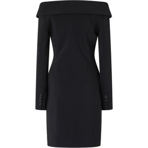 Pinko, Dames, Jurken, Zwart, Maat: S Poliester,